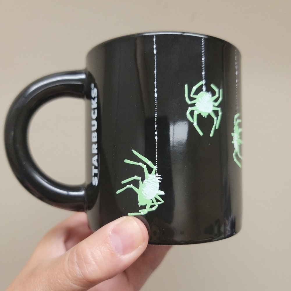 NWT Starbucks 2023 Glow in the Dark Spider Mug